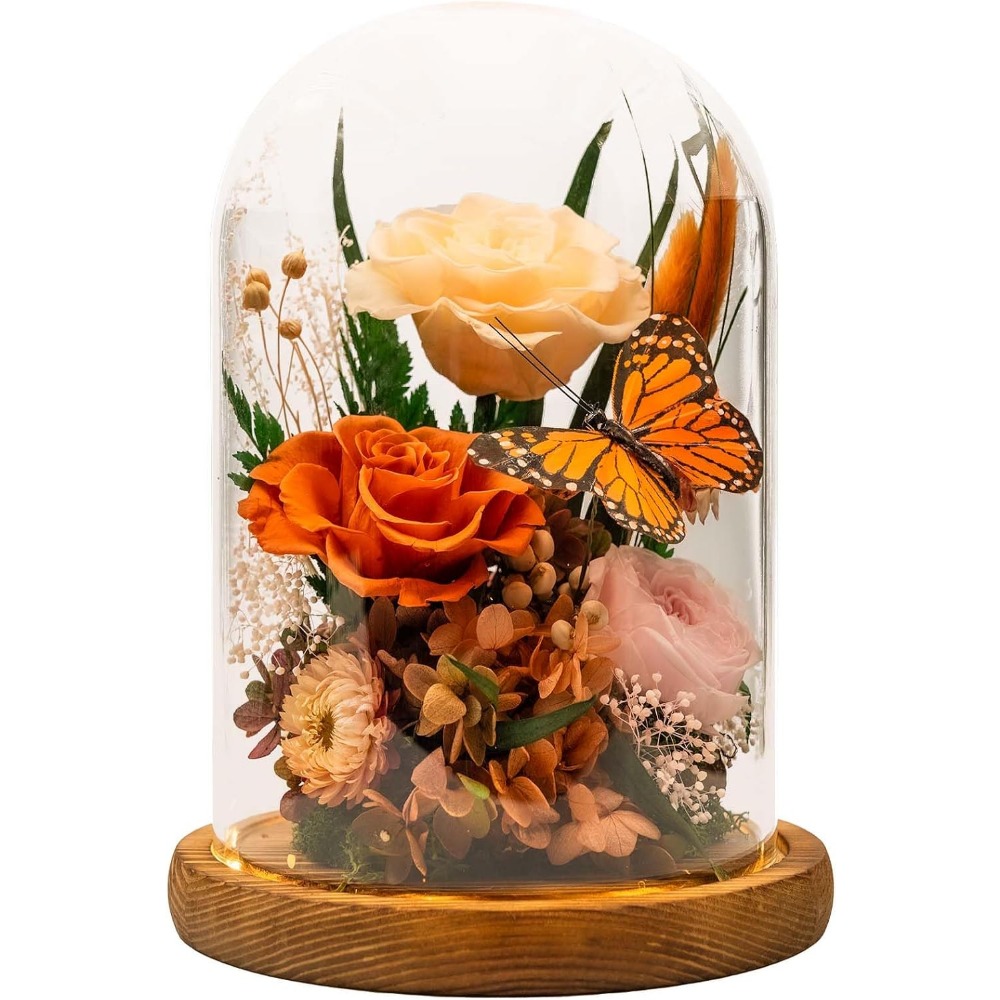 Home Decor Tulip - エレガントなプリザーブドフラワー：特別な機会のための永遠の愛
