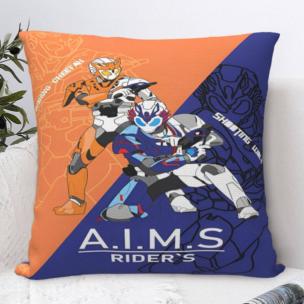 Home Decor Y2K - Y2K ホーム 仮面ライダー アニメ デコレーション 枕カバー