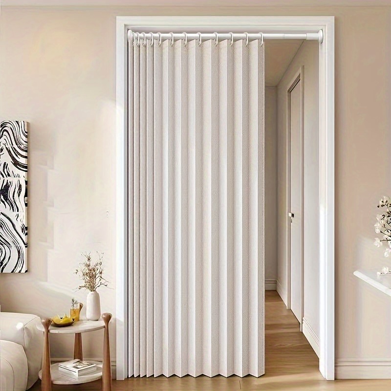Home Decor Wall Panels - 寝室、リビングルーム、出入り口用のルームディバイダーカーテン、ソフトドレープとモダンな装飾が施された折りたたみ式プライバシーパネル