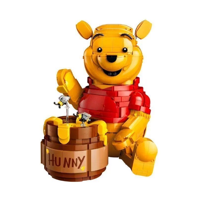 Home Decor Gift - 2026年のかわいいテディベアおもちゃの組み立てブロック。誕生日、クリスマス、祝日ギフト、家の装飾用の小さな飾りに最適です。