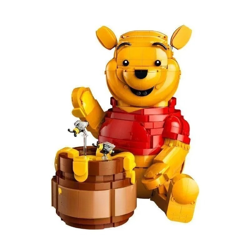 Home Decor Gift - 2026年のかわいいテディベアおもちゃの組み立てブロック。誕生日、クリスマス、ホリデーギフト、家の装飾用の小さな飾りに最適です。