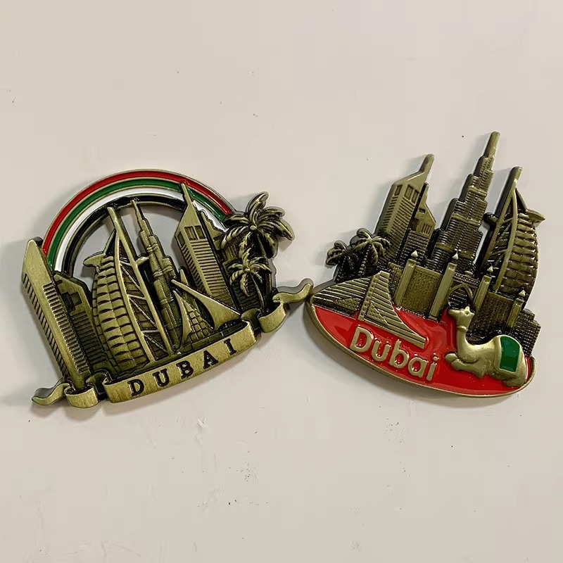 Home Decor Dubai - ドバイ 3D 冷蔵庫マグネット飾り金属冷蔵庫マグネットステッカー観光お土産コレクションギフト家の装飾