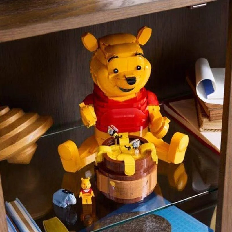 Home Decor Gift - 2026年のかわいいテディベアのおもちゃの組み立てブロック。誕生日、クリスマス、祝日ギフト、家の装飾用の小さな飾りに最適です。