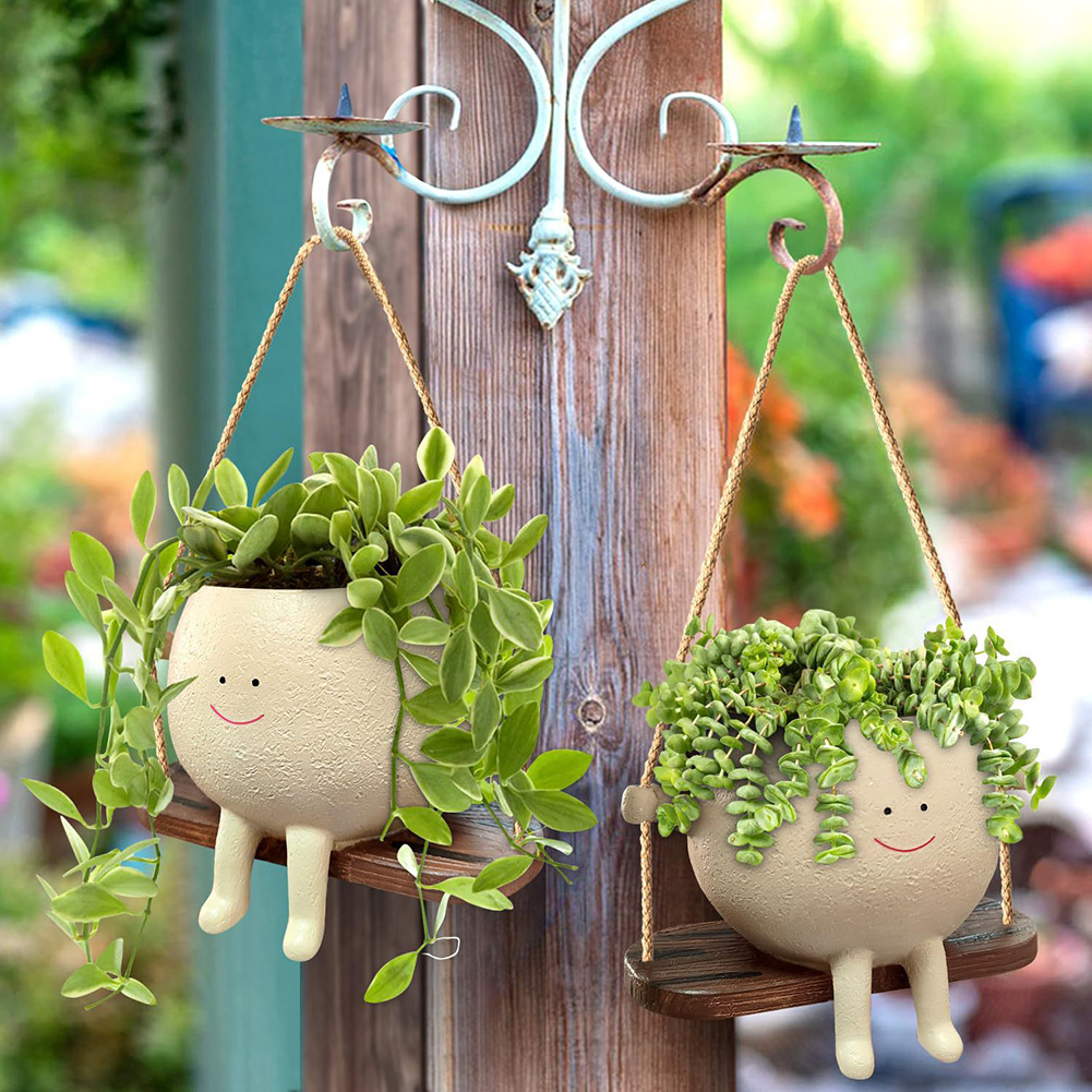 植物ハンガーバスケット 素敵なスイングフェイスプランターポッ - Woven Wall Basket のレビューと価格