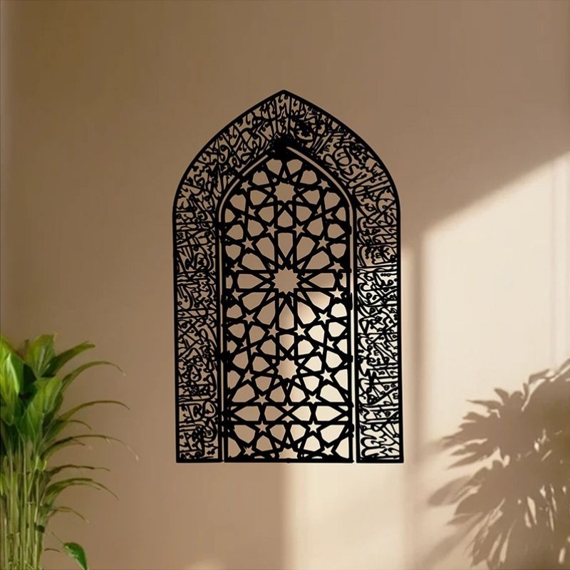 CIFBUY アヤトル・クルシ錬鉄製ウォールアートメタルパネ - Home Decor Wall Panels のレビューと価格