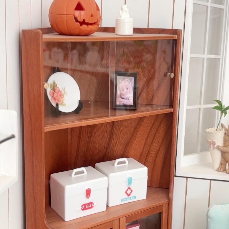 新しい1/12スケールドールハウスミニチュアシミュレーション - Home Decor Organizer のレビューと価格