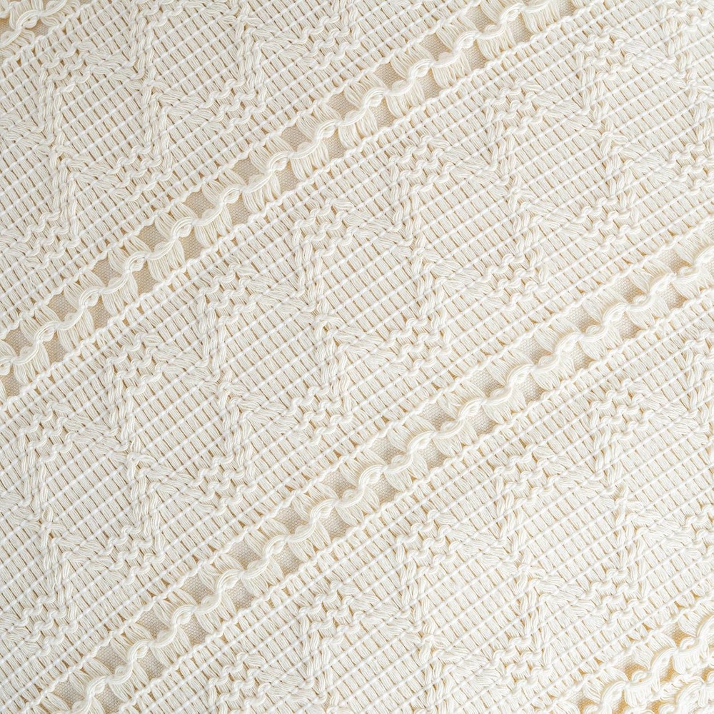 ボヘミアンスタイル クリーム色のランバーピローカバー 12x - Decorative Throw Pillow のレビューと価格