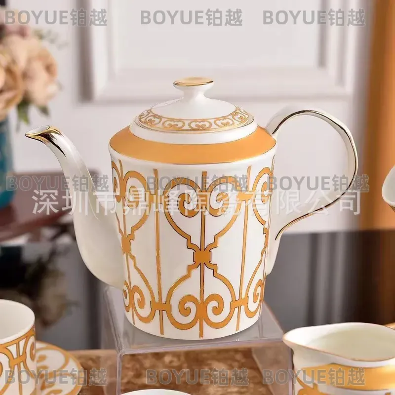 黄色の陶器製コーヒーカップとソーサーのセット、ヨーロッパの軽 - Home Decor Yellow のレビューと価格