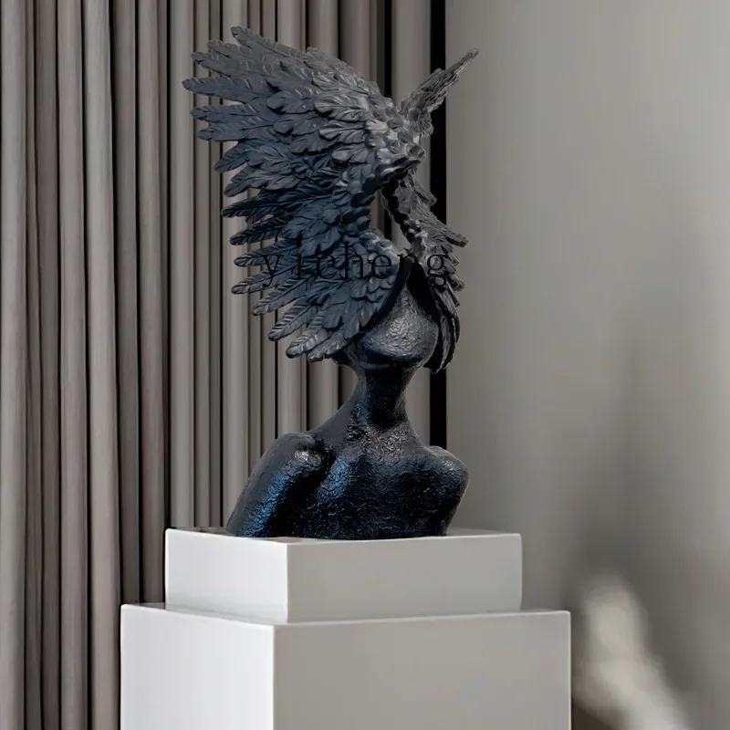 u18 モダンでシンプルな高級抽象アート ウィングエンジェル - Home Decor Resin のレビューと価格