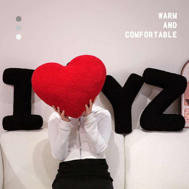 40 センチメートル英字スロー枕スタッフアルファベットぬいぐ - Decorative Throw Pillow のレビューと価格