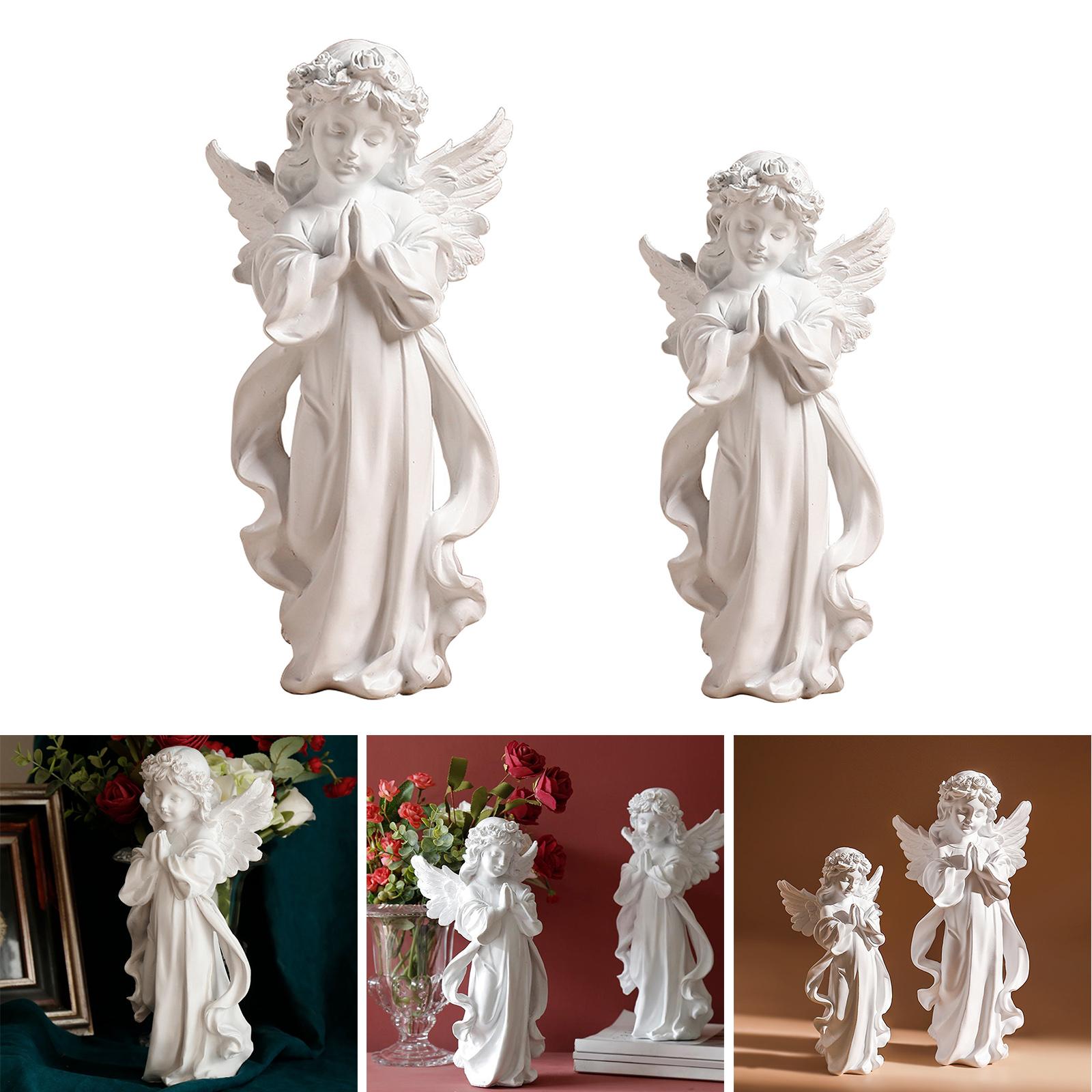 かわいい樹脂祈り天使の置物ヨーロッパスタイルの妖精の祈り天使 - Home Decor Modern Organic のレビューと価格