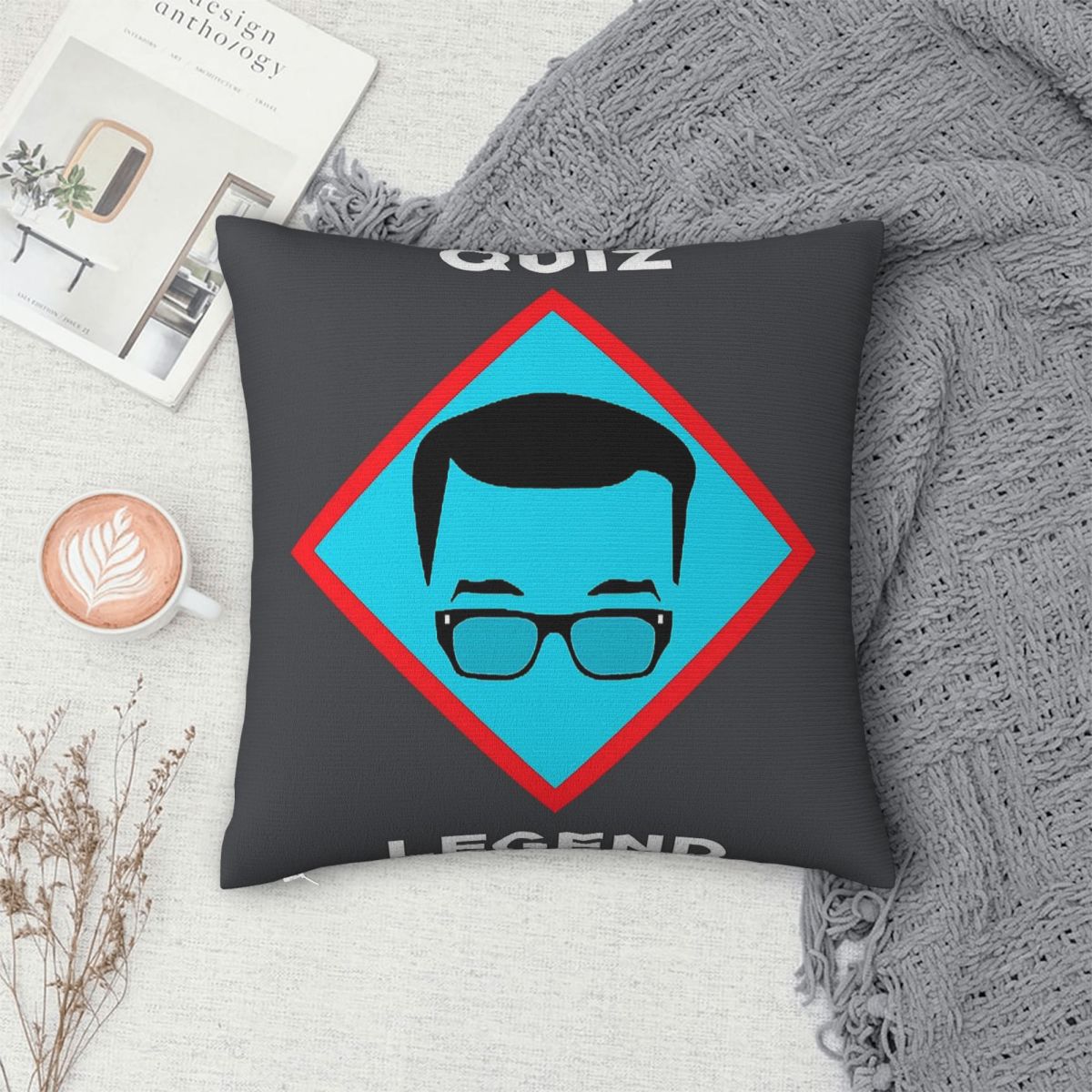 リチャード・オスマン クイズレジェンド スクエア枕カバー ポ - Home Decor Quiz Free のレビューと価格