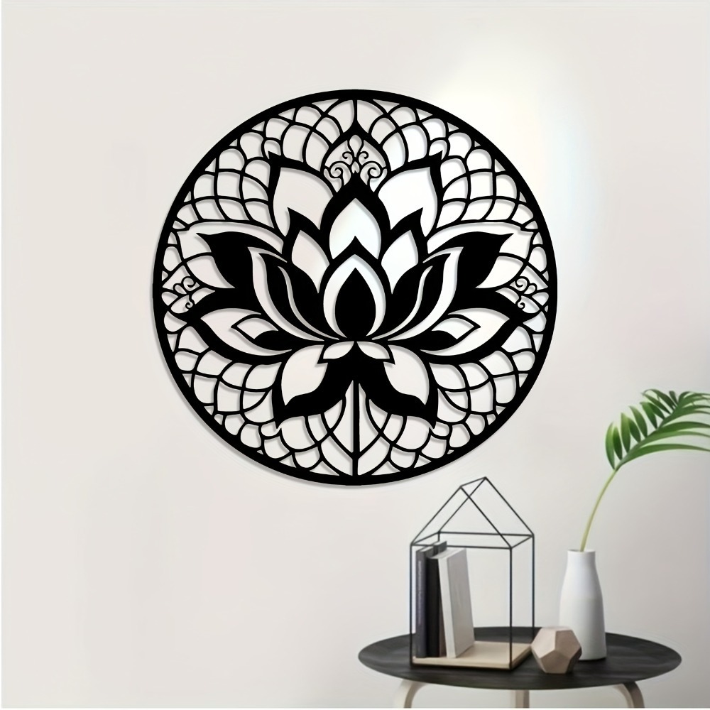 ルミホメタルウォールアート蓮の花2Dフラットアルミパネル装飾 - Home Decor Wall Panels のレビューと価格