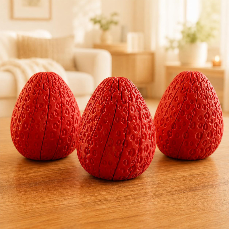ツイストストロベリーエッグ 3Dプリント製ツイストストロベリ - Home Decor Modern Organic のレビューと価格