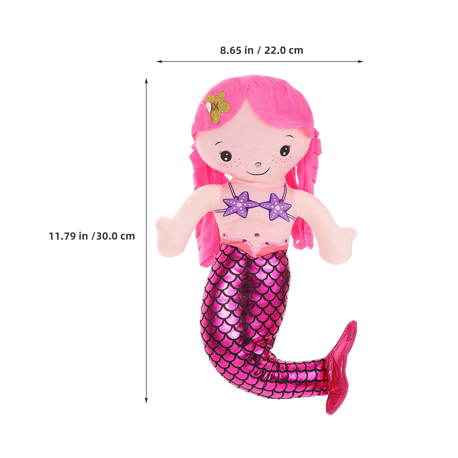 2 個のマーメイド枕ソフトぬいぐるみ漫画装飾用スローピロー女 - Decorative Throw Pillow のレビューと価格