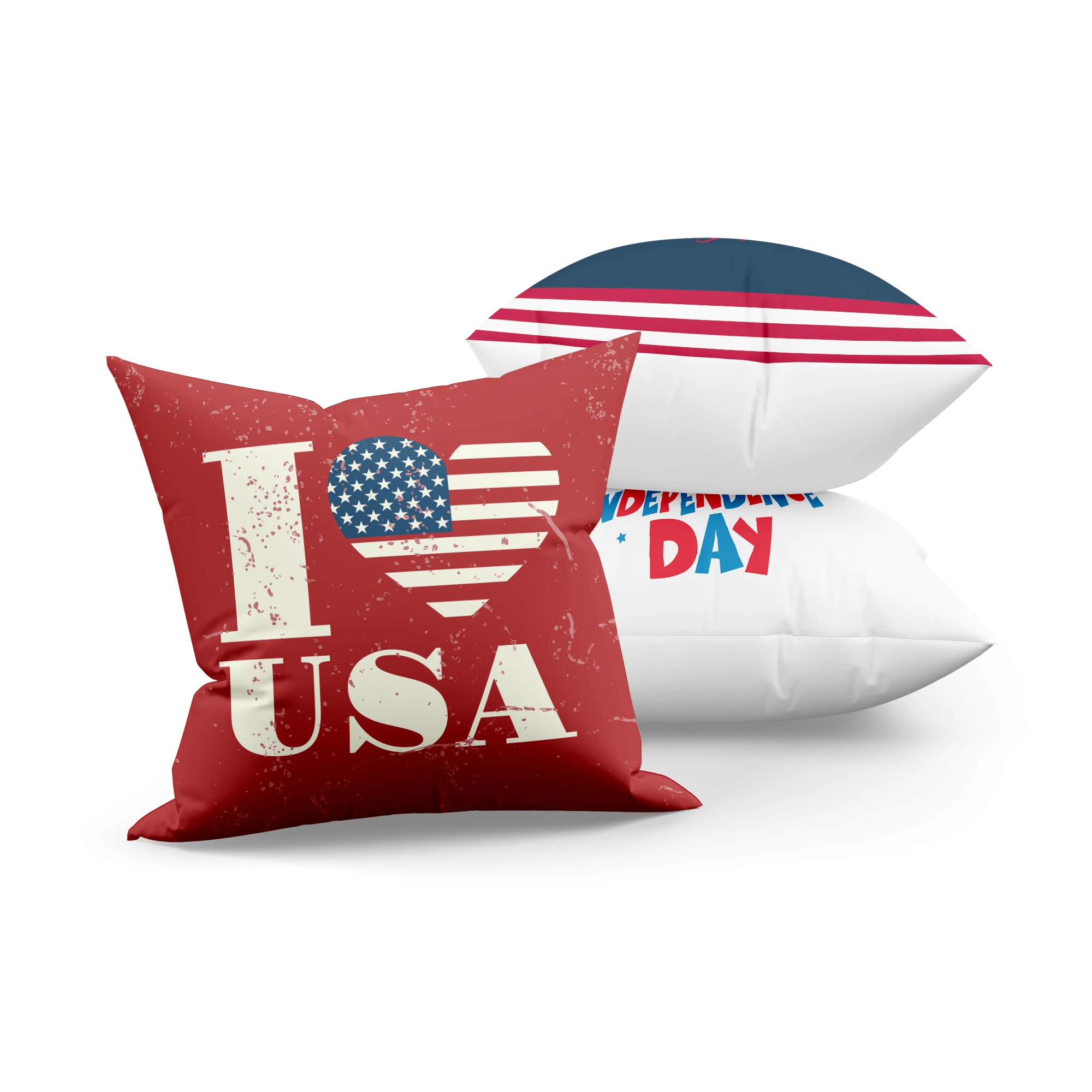 アメリカ独立日-正方形のベンチプリント,家の装飾枕カバー,装 - Home Decor Kuching のレビューと価格