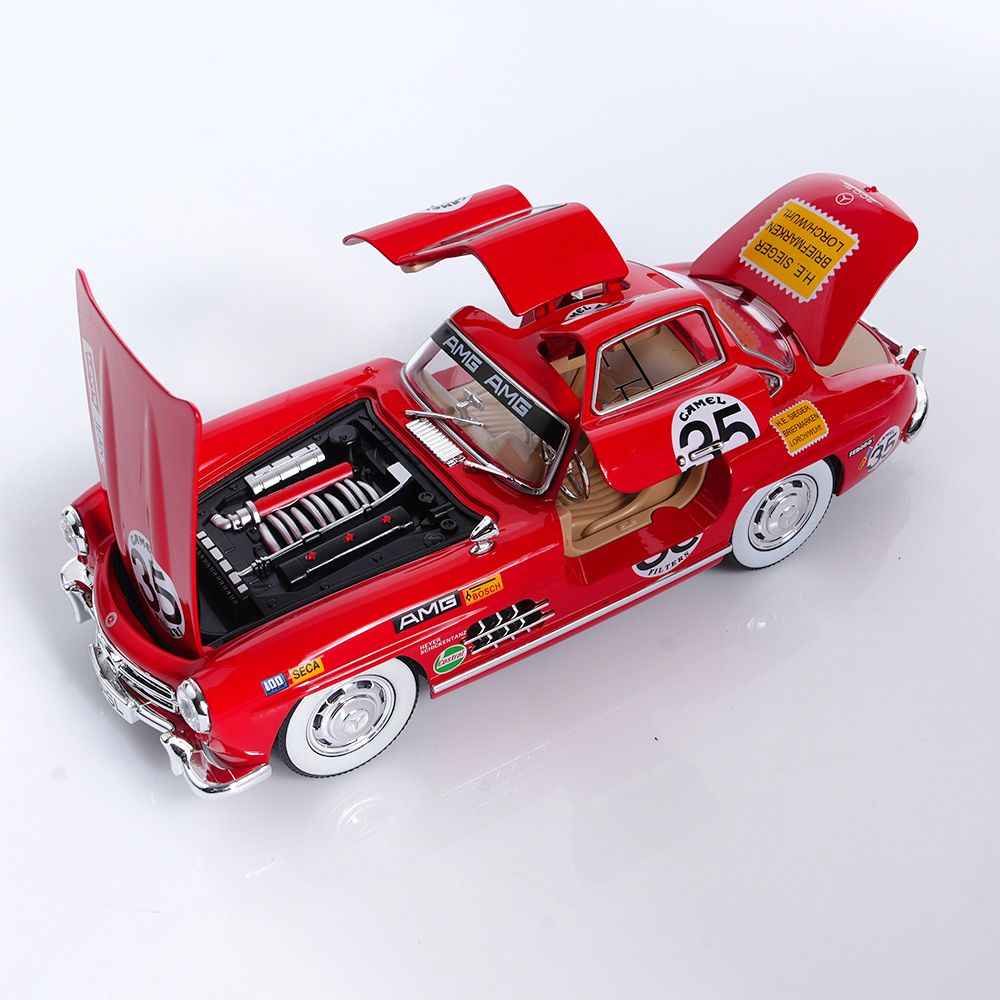 合金ダイキャストモデルカー 300SL、1/22プルバックお - Home Decor Gift のレビューと価格