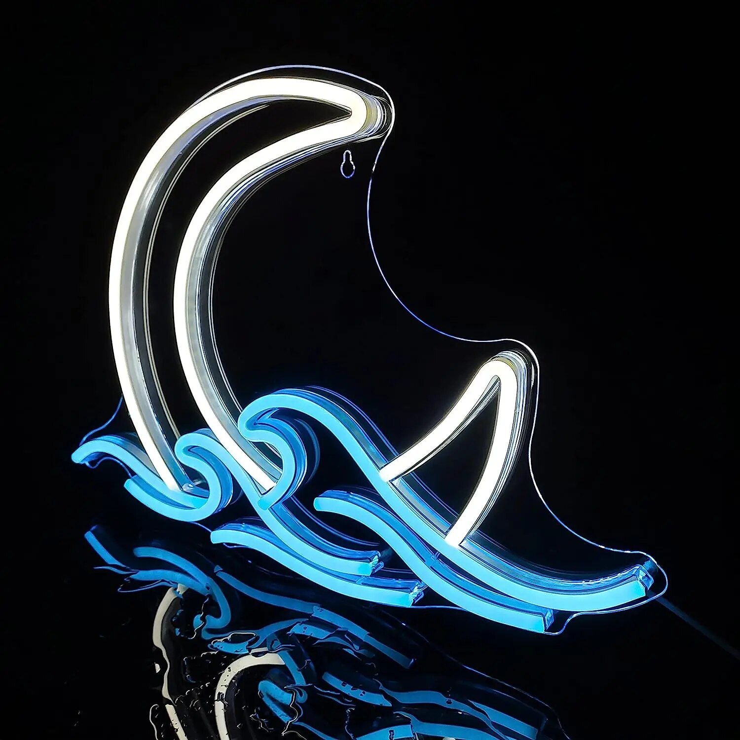 トワイライトウェーブLEDネオンサイン、部屋の装飾、壁の看板 - Neon Sign Led Custom のレビューと価格