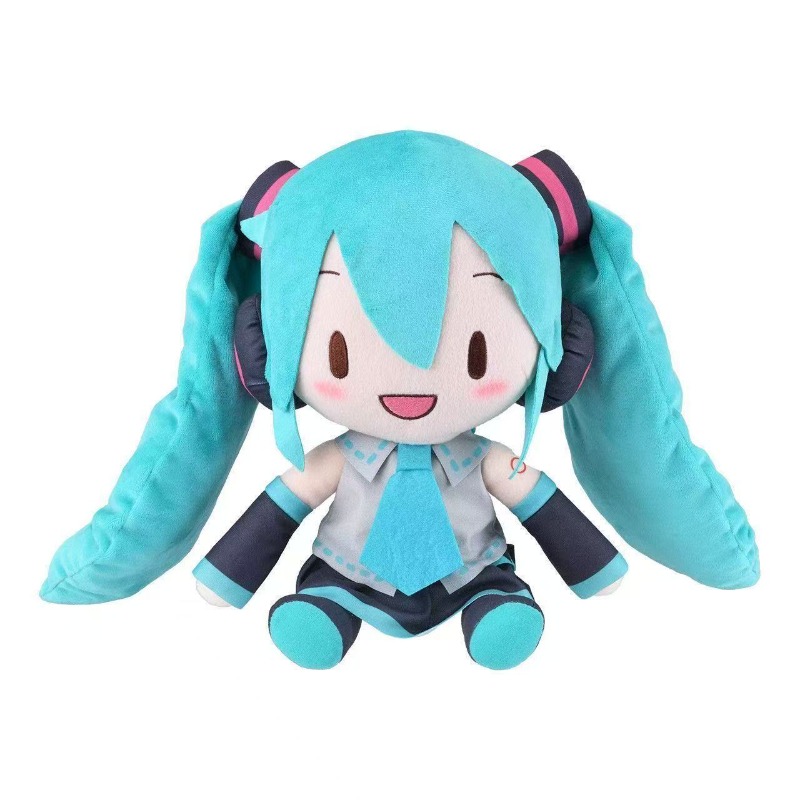 新しい初音ミク手作り人形高価値漫画人形モデルクリエイティブガ - Decorative Throw Pillow のレビューと価格