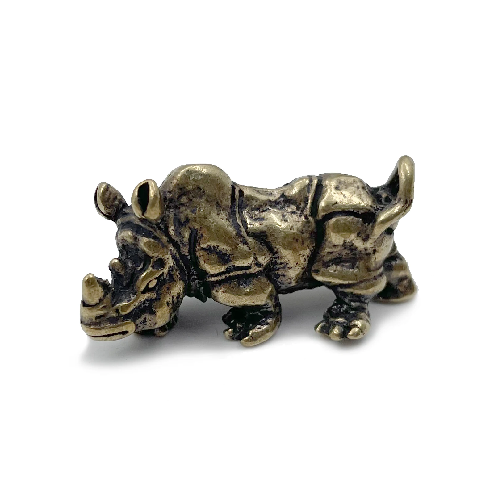 ヴィンテージ銅動物イーグルライオンキング雄牛サイ軍馬置物デス - Home Decor Modern Organic のレビューと価格