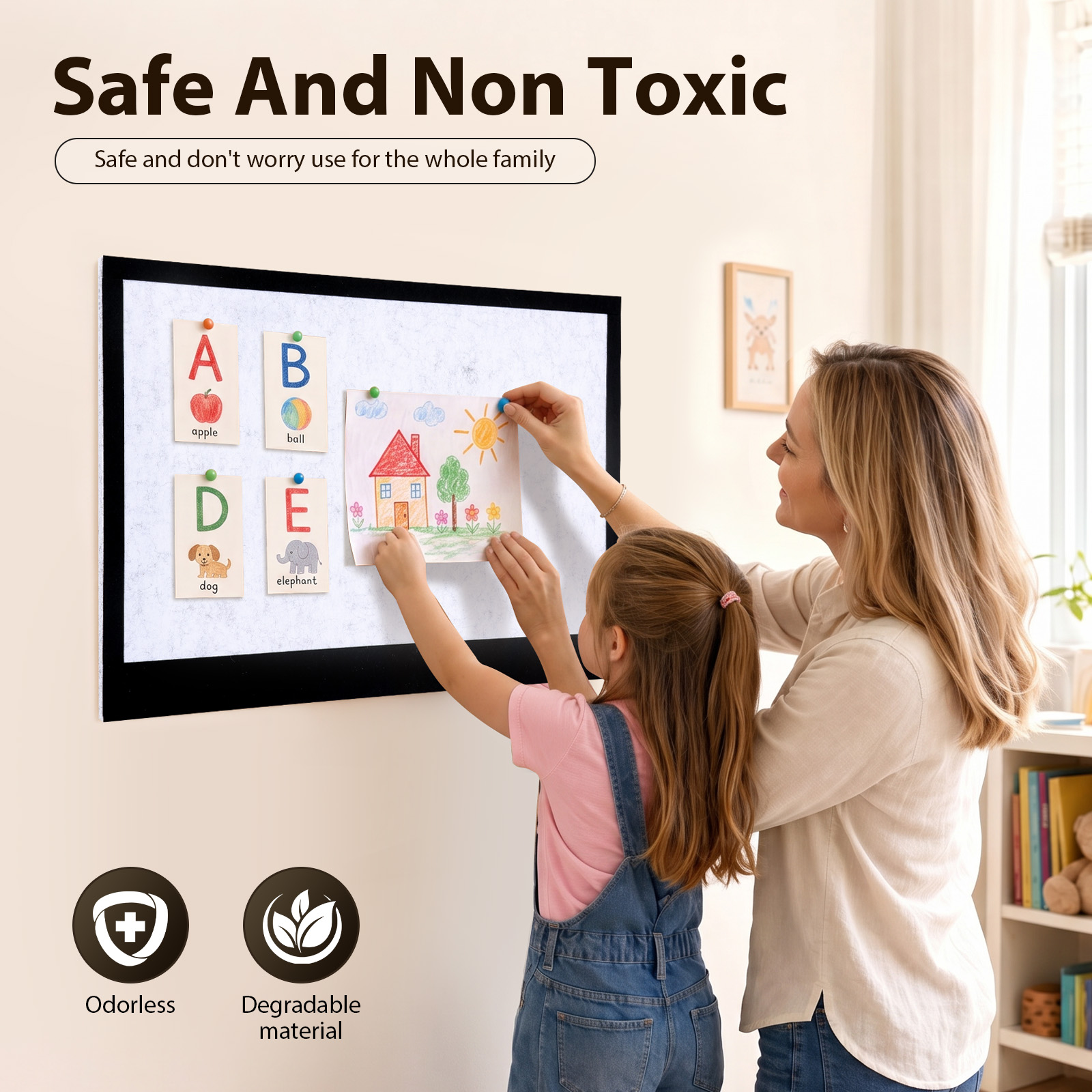 長方形のソフトフェルトピンボード 0.9 センチメートル厚み - Home Decor Wall Panels のレビューと価格
