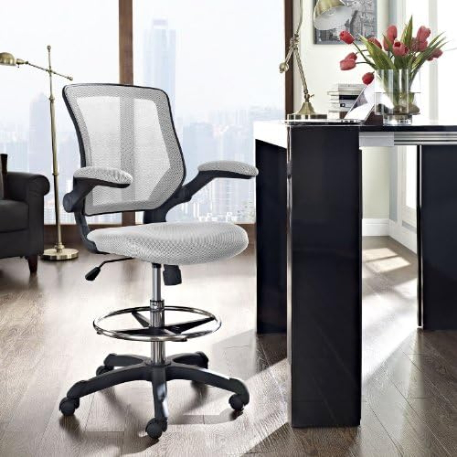 MO-EEI-1423-GRY Veer-受付デスク用フリッ - H&M Home Decor のレビューと価格