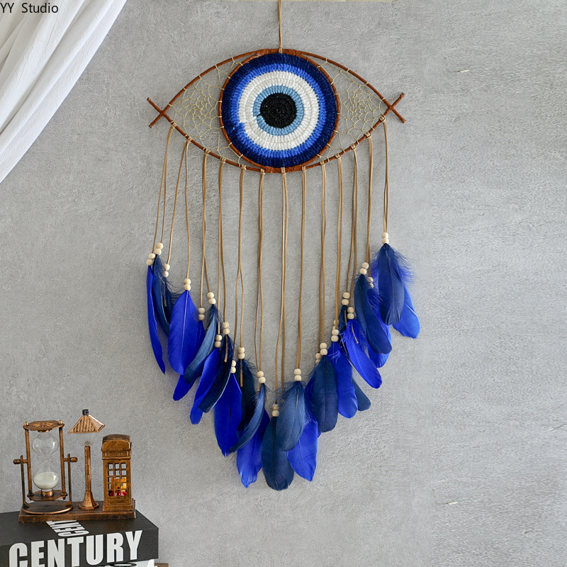 クリエイティブ手作り悪魔の目壁掛け装飾品家の装飾アクセサリー - Home Decor Gift のレビューと価格