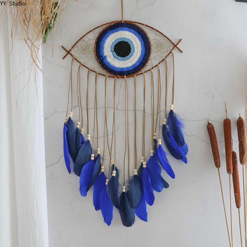 クリエイティブ手作り悪魔の目壁掛け装飾品家の装飾アクセサリー - Home Decor Gift のレビューと価格