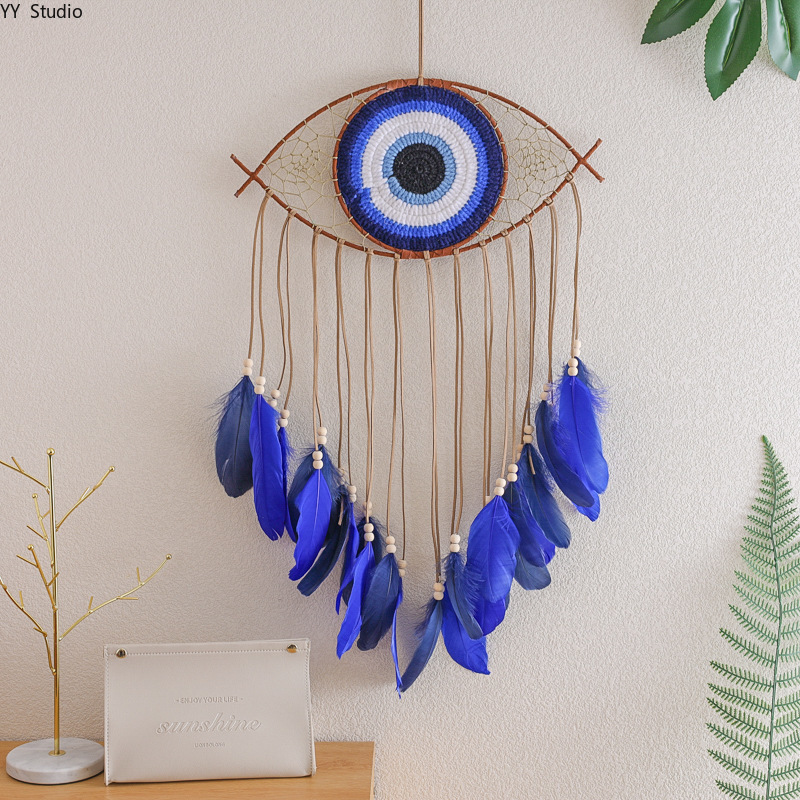 クリエイティブ手作り悪魔の目壁掛け装飾品家の装飾アクセサリー - Home Decor Gift のレビューと価格