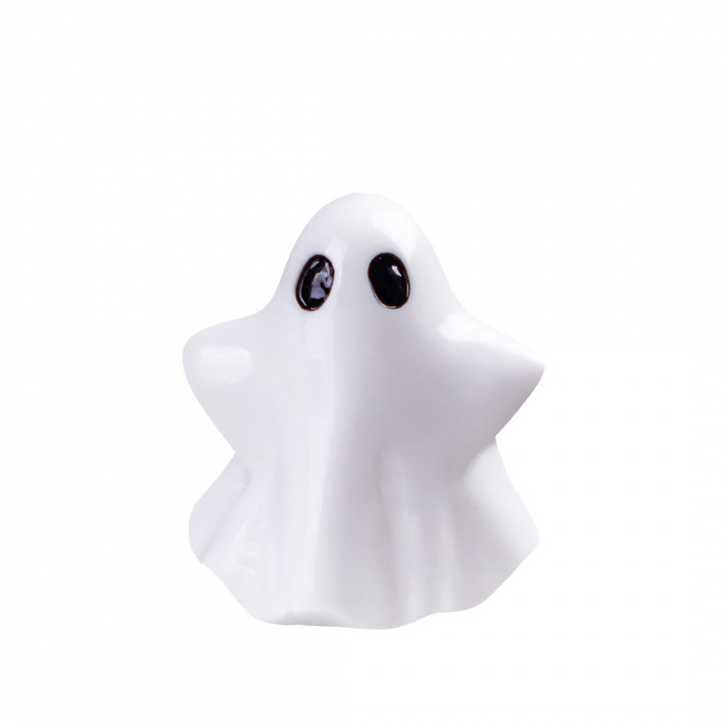 創造的な白い浮遊幽霊樹脂製置物、ハロウィンDIYミニオーナメ - Home Decor Resin のレビューと価格