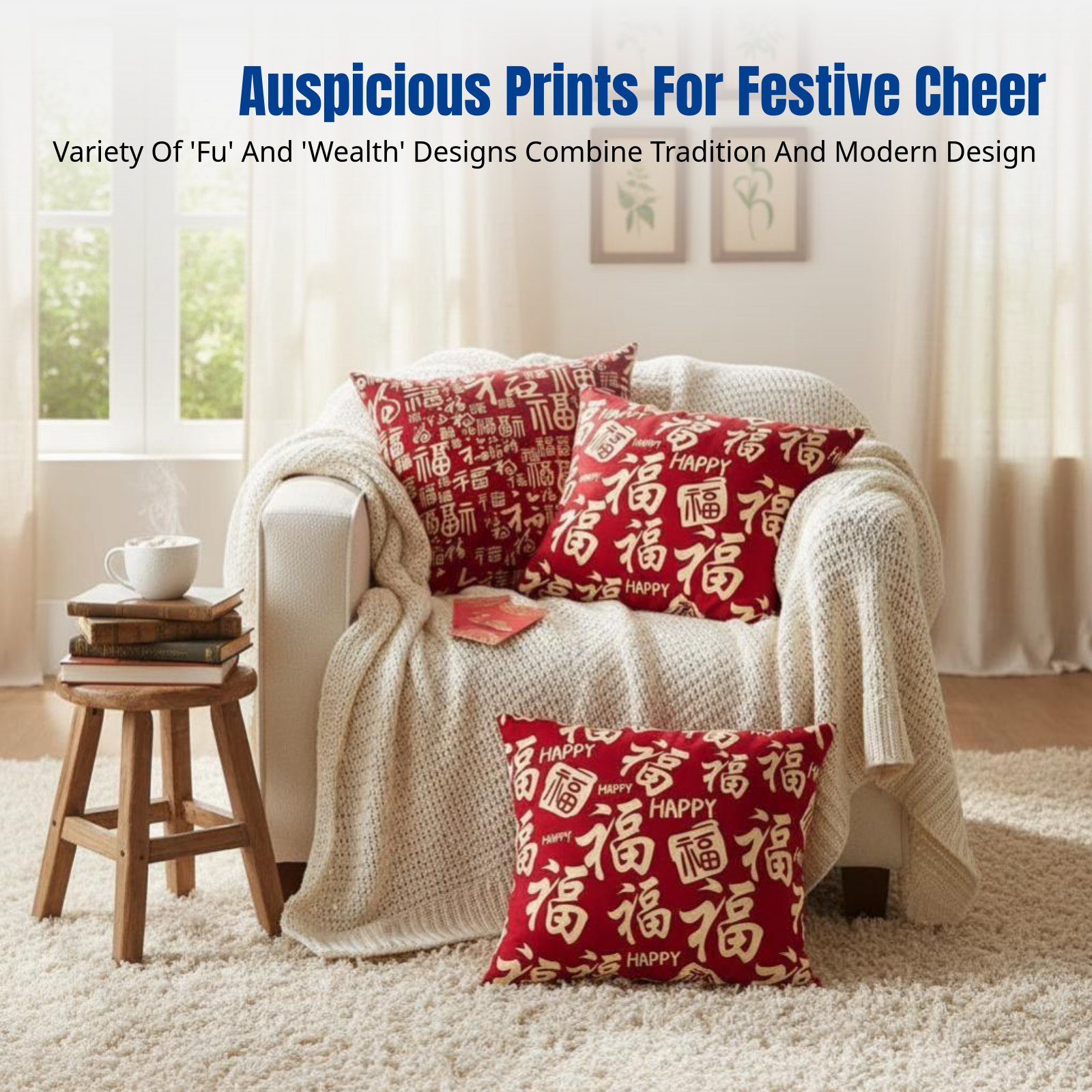 赤いぬいぐるみスローピローカバー、新年ソファ枕、取り外し可能 - Decorative Throw Pillow のレビューと価格