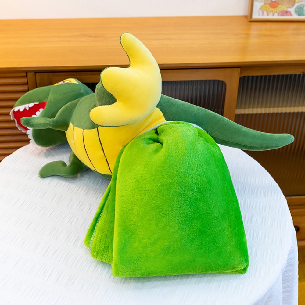 漫画 2-in-1 枕ブランケット オフィス用 ソフト恐竜ぬ - Decorative Throw Pillow のレビューと価格