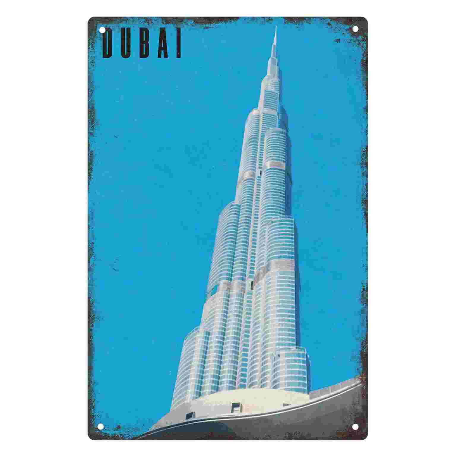 2Dフラット1枚入り「ドバイ・ブルジュ・カリファ・ヴィンテー - Home Decor Dubai のレビューと価格