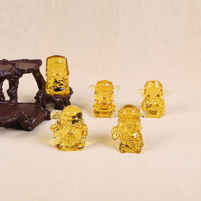 C 1 個黄色の風水富の五福中国の金貨ホームオフィス装飾デス - Home Decor Yellow のレビューと価格