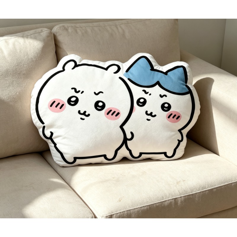 うさぎハート型ぬいぐるみ枕 ソフトハチワレソファクッション  - Decorative Throw Pillow のレビューと価格