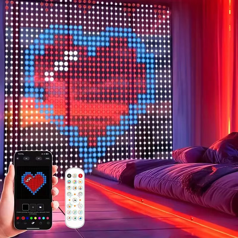 スマート LED カーテンライト APP 制御 RGB 調光 - Home Decor App のレビューと価格
