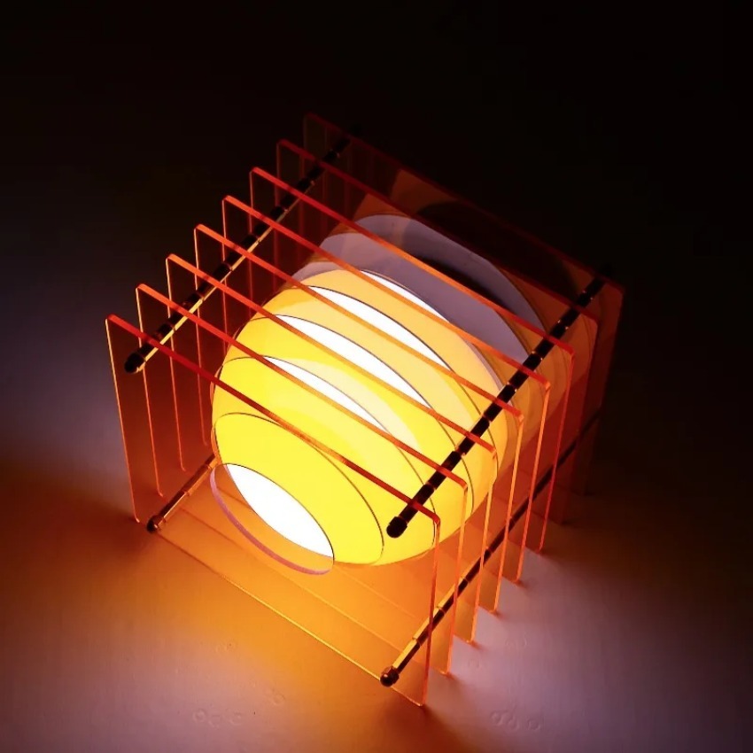 DIY ムーンランプ アクリル千層ランプ デスクトップ装飾  - Home Decor Gift のレビューと価格
