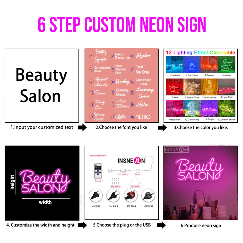 カスタムLEDネオンサイン LEDライト パーソナライズされ - Neon Sign Led Custom のレビューと価格
