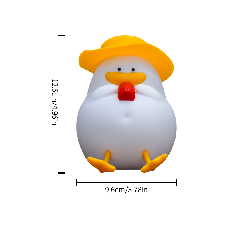 ハッピーダックナイトライト、タッチコントロールベッドサイドラ - Home Decor Gift のレビューと価格