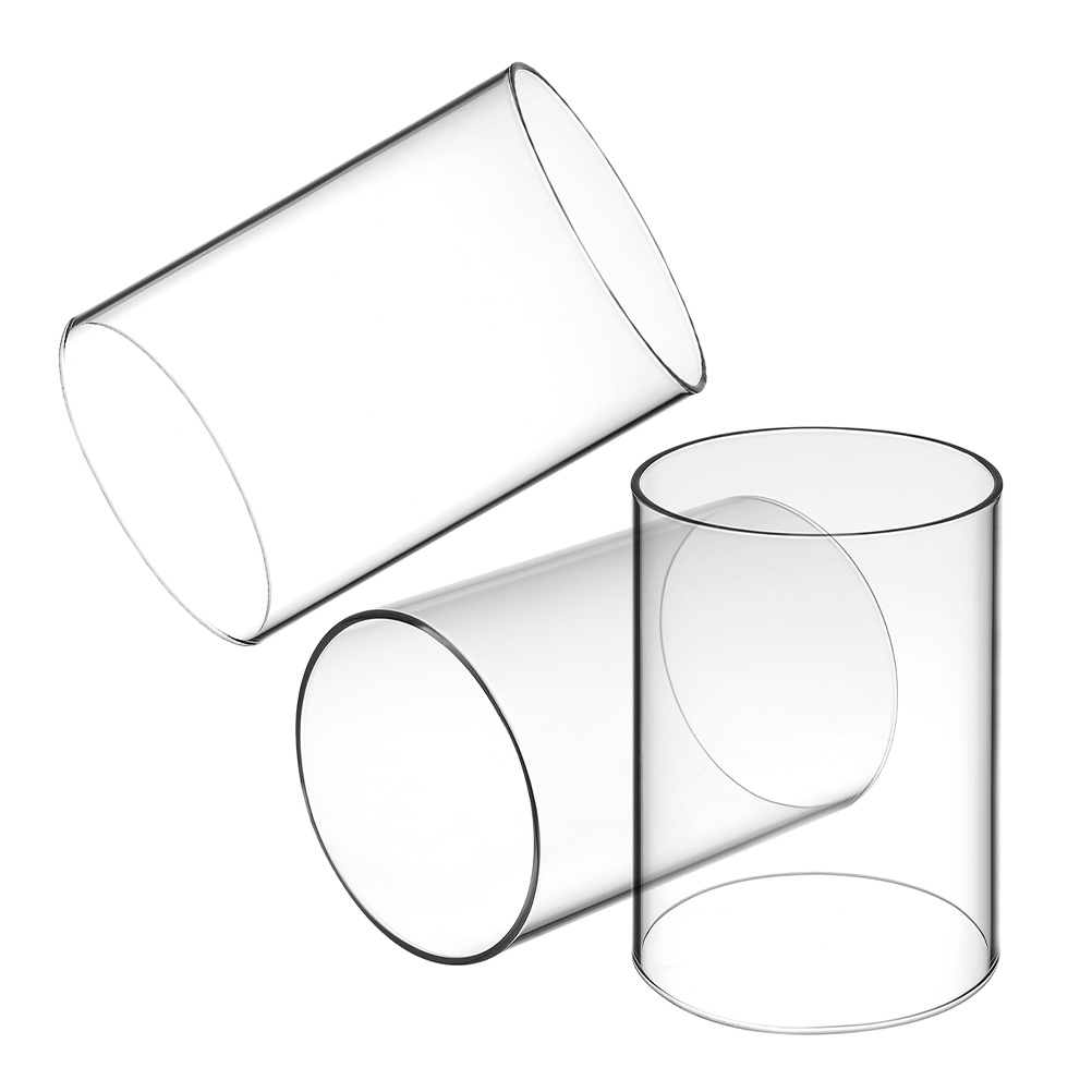 3 個のガラスカバー透明シリンダースリーブ防風デザインさまざ - Home Decor Organizer のレビューと価格