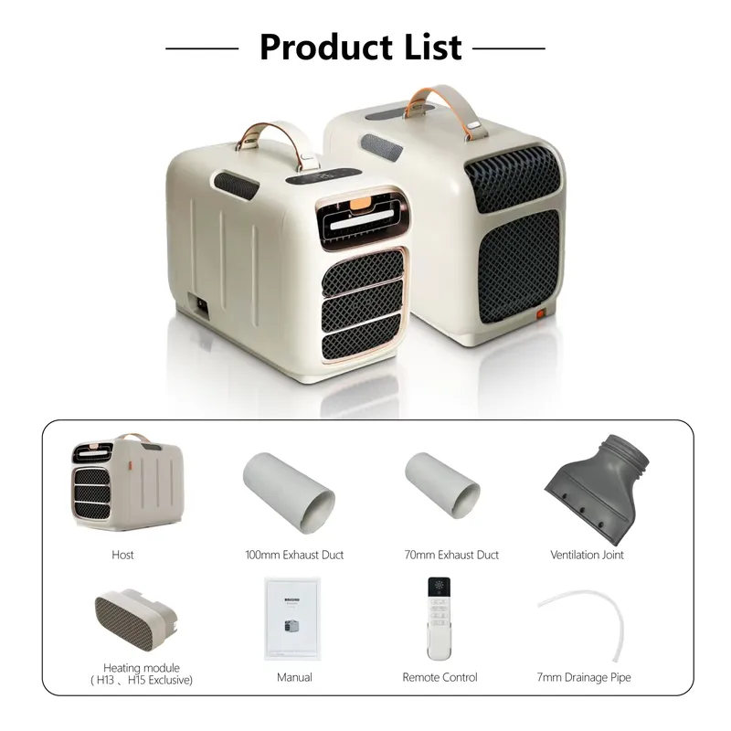 ポータブルミニエアコンユニット 110V/220V ACバッ - H&M Home Decor のレビューと価格
