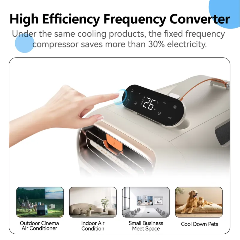 ポータブルミニエアコンユニット 110V/220V ACバッ - H&M Home Decor のレビューと価格