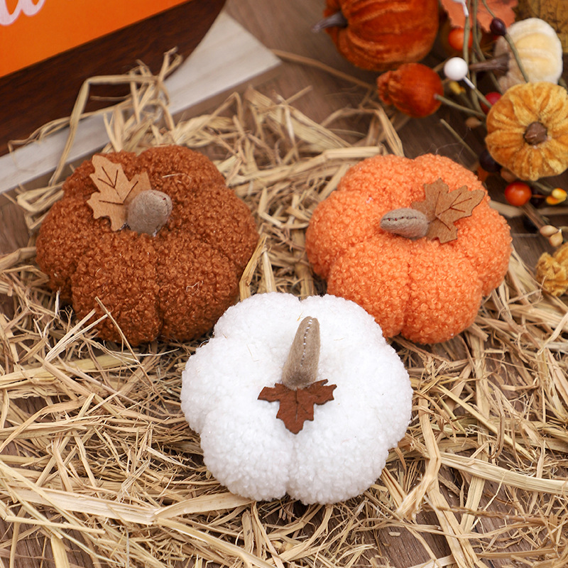 ふわふわのカボチャのぬいぐるみ ハロウィンカボチャの飾り 季 - Home Decor Gift のレビューと価格