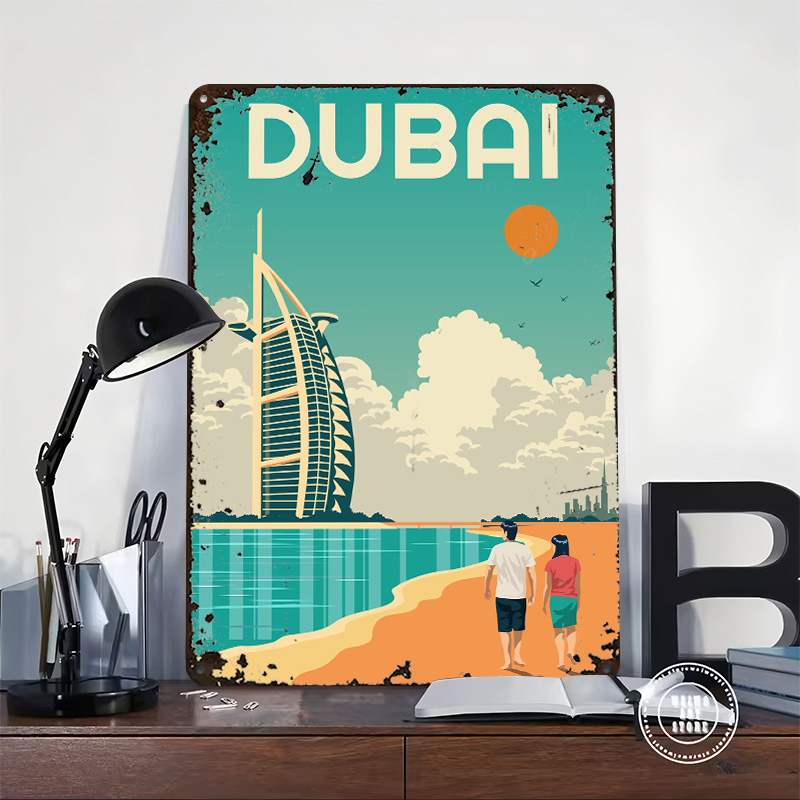 ドバイ旅行プリントポスターカスタマイズされたウォールアートレ - Home Decor Dubai のレビューと価格