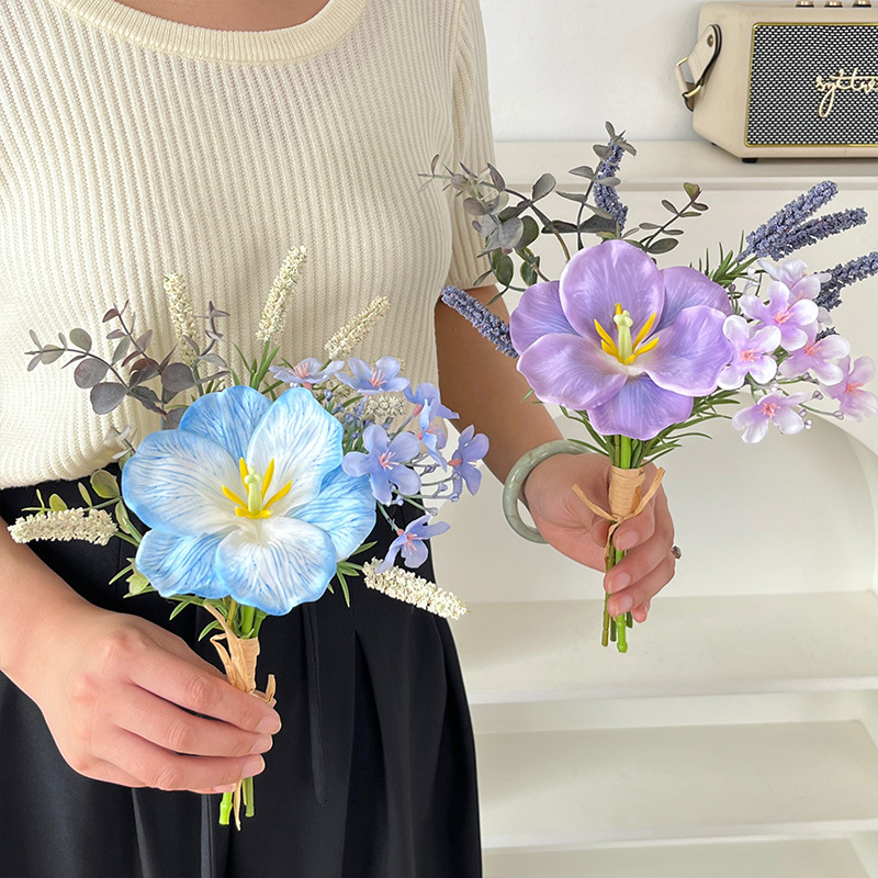 チューリップ手持ち花シミュレーションウェディングパーティー誕 - Home Decor Tulip のレビューと価格
