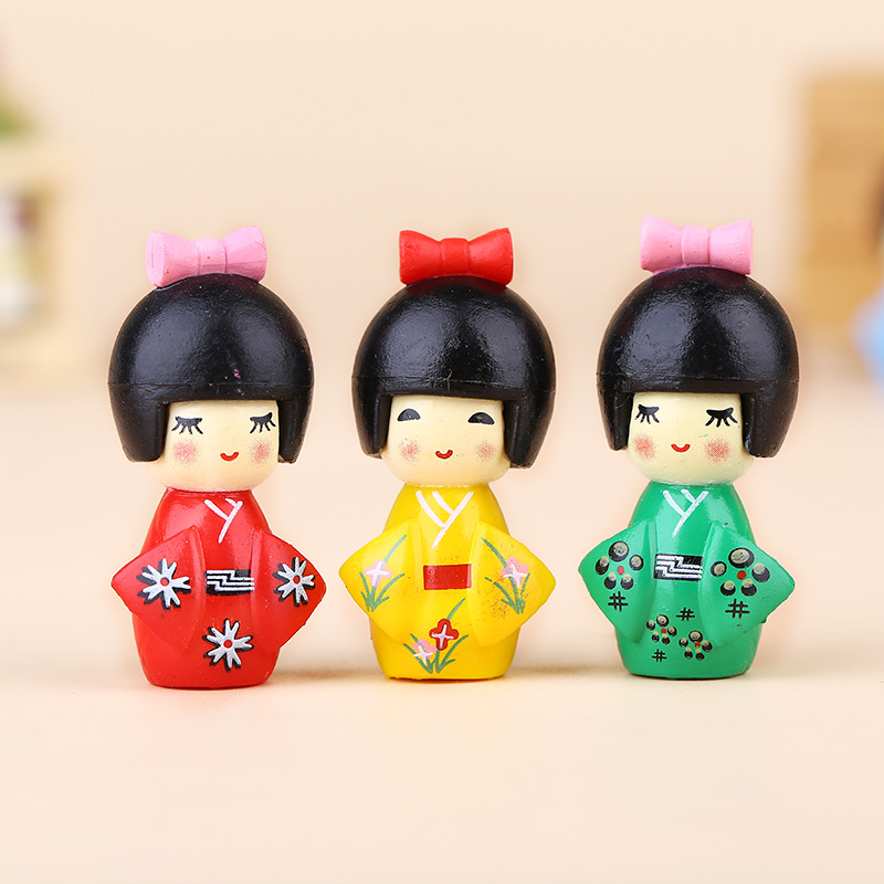 新しい日本のかわいい女の子の置物盆栽装飾ミニ家の装飾ミニチュ - Home Decor Y2K のレビューと価格