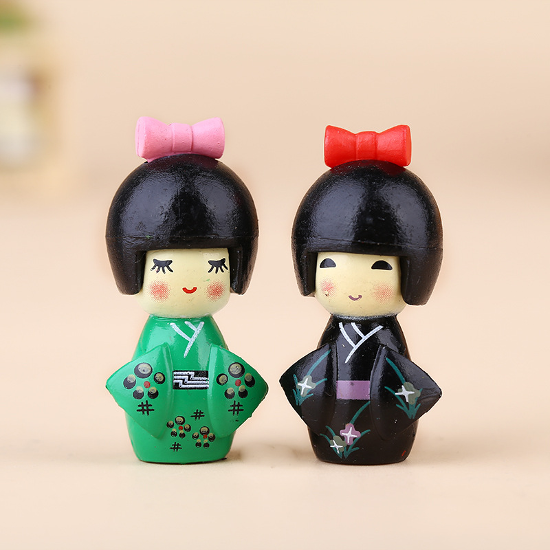 新しい日本のかわいい女の子の置物盆栽装飾ミニ家の装飾ミニチュ - Home Decor Y2K のレビューと価格