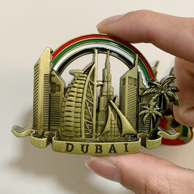 ドバイ 3D 冷蔵庫マグネット飾り金属冷蔵庫マグネットステッ - Home Decor Dubai のレビューと価格