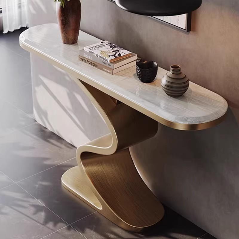オーバルドバイ高級サイドテーブル装飾メタルかわいいコンソール - Home Decor Dubai のレビューと価格