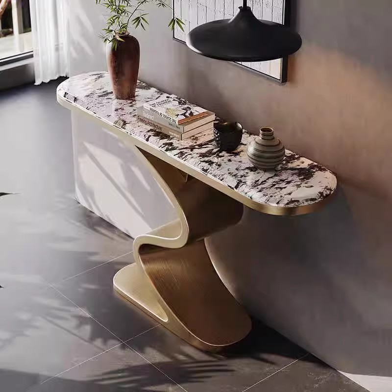 オーバルドバイ高級サイドテーブル装飾メタルかわいいコンソール - Home Decor Dubai のレビューと価格